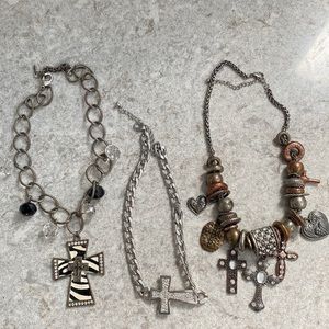 Chunky Cross Necklaces (3)